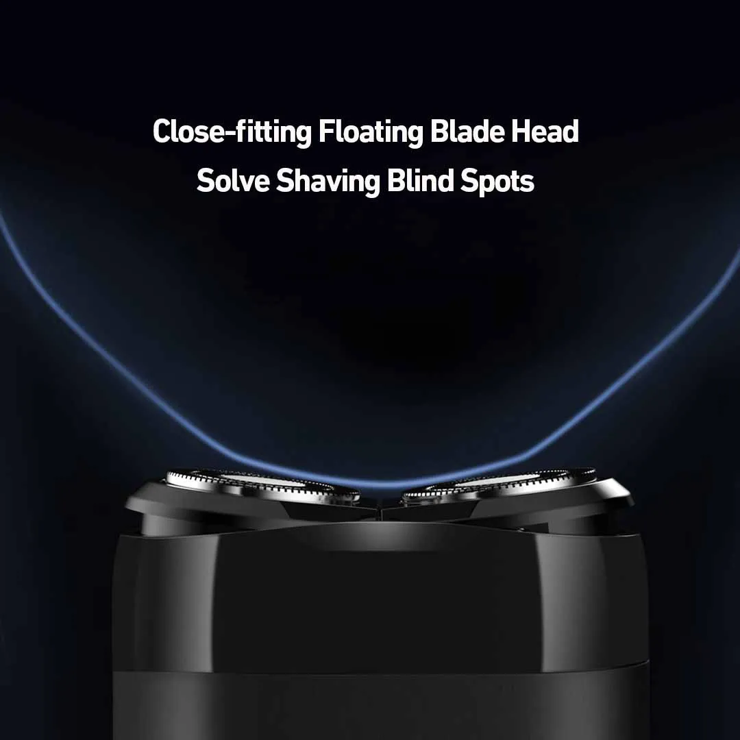 Afeitadora eléctrica Xiaomi Mi S100, resistente al agua IPX7, 7200 RPM, cabezal flotante doble, afeitado en seco/húmedo, carga rápida USB tipo C, 90 min. - Imagen 5