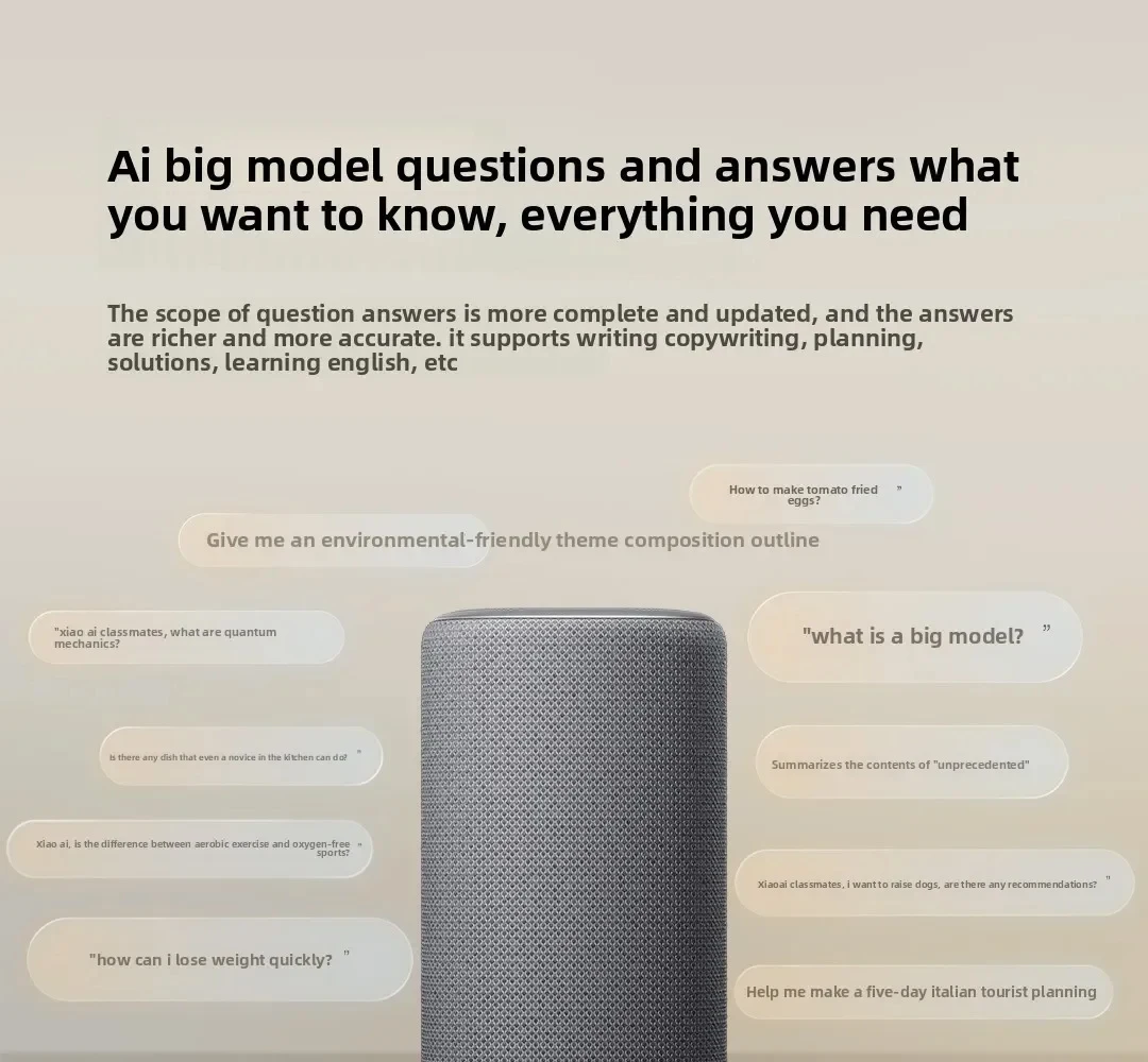 Altavoz inteligente Xiaomi con Bluetooth 5.3, IA Super Xiaoai, control por voz, Wi-Fi Mesh 2.0 de 2.4 GHz/5 GHz y aplicación Mi Home. - Imagen 24