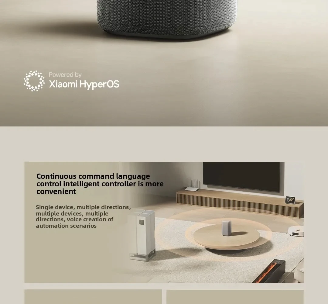 Altavoz inteligente Xiaomi con Bluetooth 5.3, IA Super Xiaoai, control por voz, Wi-Fi Mesh 2.0 de 2.4 GHz/5 GHz y aplicación Mi Home. - Imagen 15