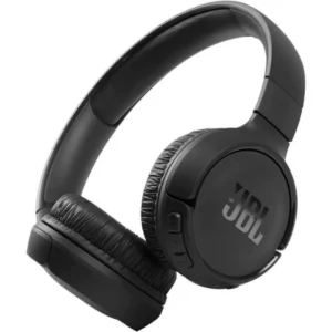 Auriculares inalámbricos supraaurales Bluetooth JBL Tune 510BT con sonido de graves puros, batería de larga duración, carga rápida USB-C y cable plegable.