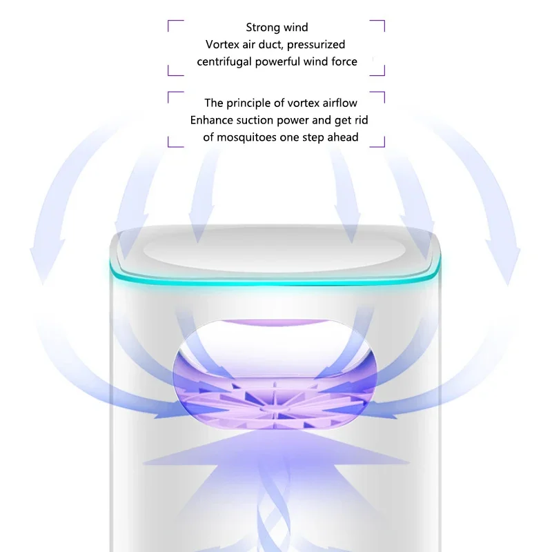 Lámpara antimosquitos Xiaomi MIJIA, repelente electrónico de insectos y mosquitos con luz LED, trampa para pequeños insectos, electrodomésticos. - Imagen 5