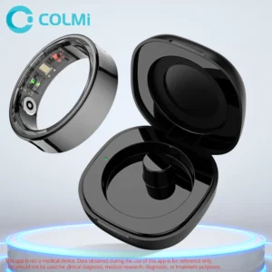 Anillo inteligente COLMI R09 2024 para hombres y mujeres, monitorización de frecuencia cardíaca y oxígeno en sangre, resistente al agua hasta 5 ATM e IP68, compatible con Android e iOS.