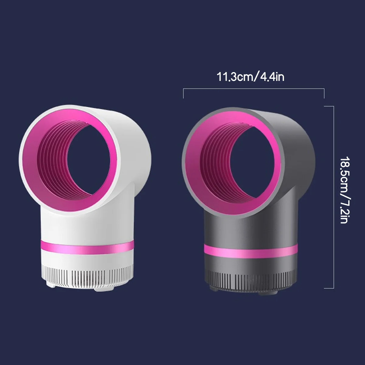 Nueva lámpara eléctrica USB antimosquitos para uso doméstico, potente succión, Gravidtrap, portátil, recargable, silenciosa. - Imagen 5