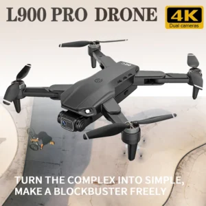 Drone L900 Pro 5G GPS 4K HD Profesional con Doble Cámara, Sin Escobillas, Plegable, Cuadricóptero RC, Alcance de 1.2KM, Drones de Juguete