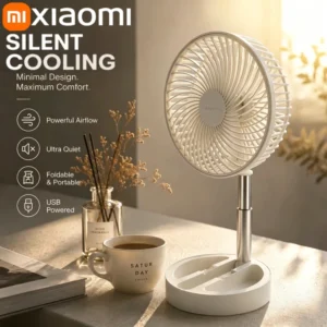 Ventilador eléctrico pequeño Xiaomi para el hogar, dormitorio, oficina, escritorio, ventilador de viento alto, ventilador de refrigeración portátil, circulador de aire de mesa, ventiladores enfriadores de aire
