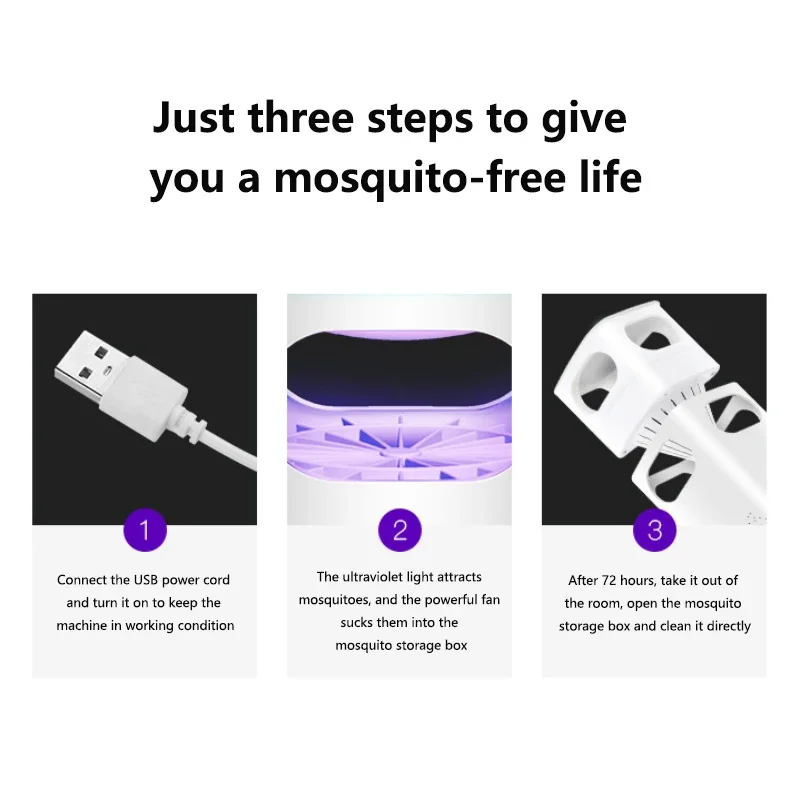 Lámpara antimosquitos Xiaomi MIJIA, repelente electrónico de insectos y mosquitos con luz LED, trampa para pequeños insectos, electrodomésticos. - Imagen 14
