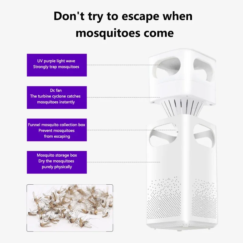 Lámpara antimosquitos Xiaomi MIJIA, repelente electrónico de insectos y mosquitos con luz LED, trampa para pequeños insectos, electrodomésticos. - Imagen 17