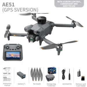 Dron con cámara GPS 4k profesional 5G transmisión de imagen de alta definición dron profesional betafpv dron profesional 10km AE51