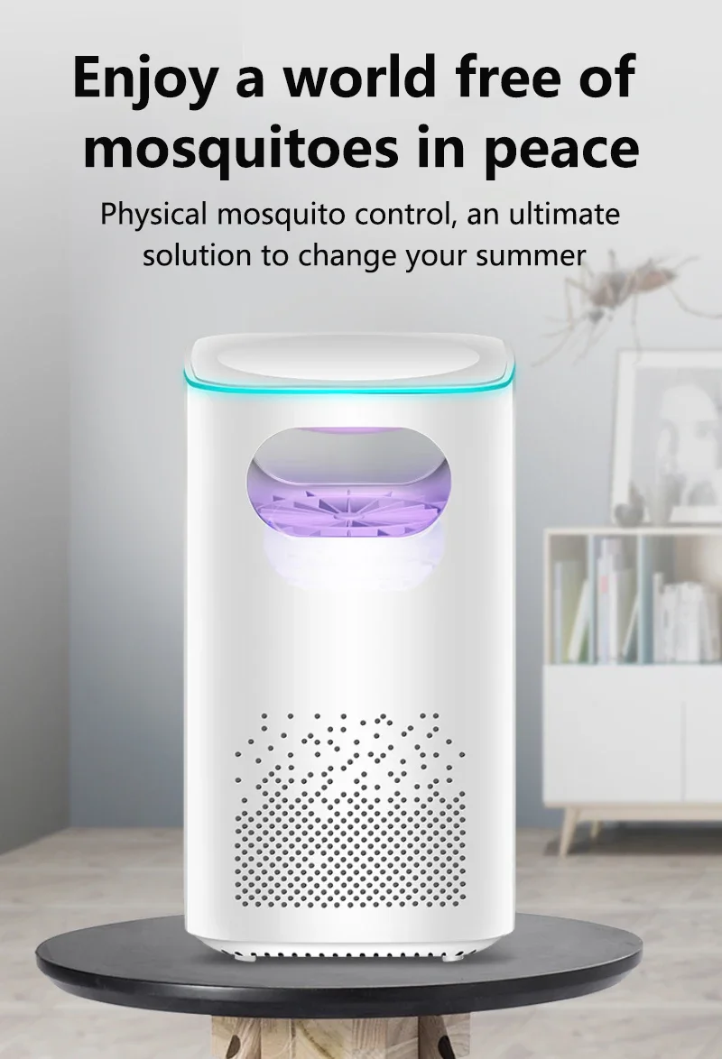Lámpara antimosquitos Xiaomi MIJIA, repelente electrónico de insectos y mosquitos con luz LED, trampa para pequeños insectos, electrodomésticos. - Imagen 7