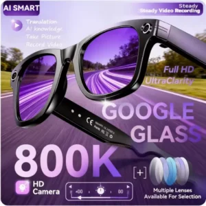 Nuevas gafas con cámara de 800 W y IA para hombre, gafas inteligentes con cambio de color y función de traducción, grabación de fotos y vídeo, resistentes al agua y con función de llamada.