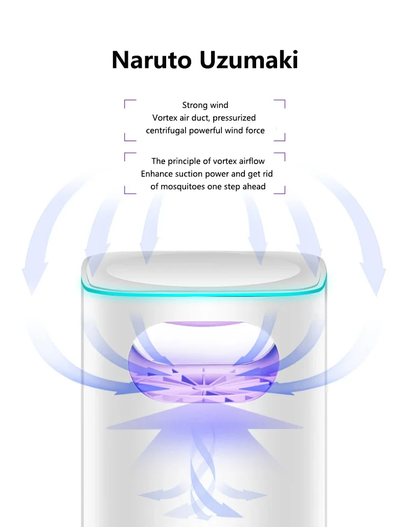 Lámpara antimosquitos Xiaomi MIJIA, repelente electrónico de insectos y mosquitos con luz LED, trampa para pequeños insectos, electrodomésticos. - Imagen 11