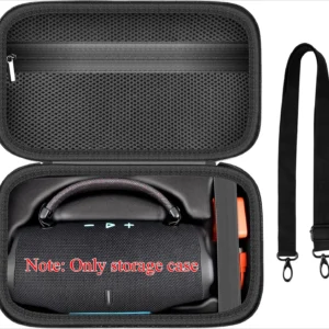 Funda para altavoz Bluetooth portátil JBL Charge 6, funda impermeable con correa ajustable para el hombro, resistente para viajes.
(SOLO FUNDA)