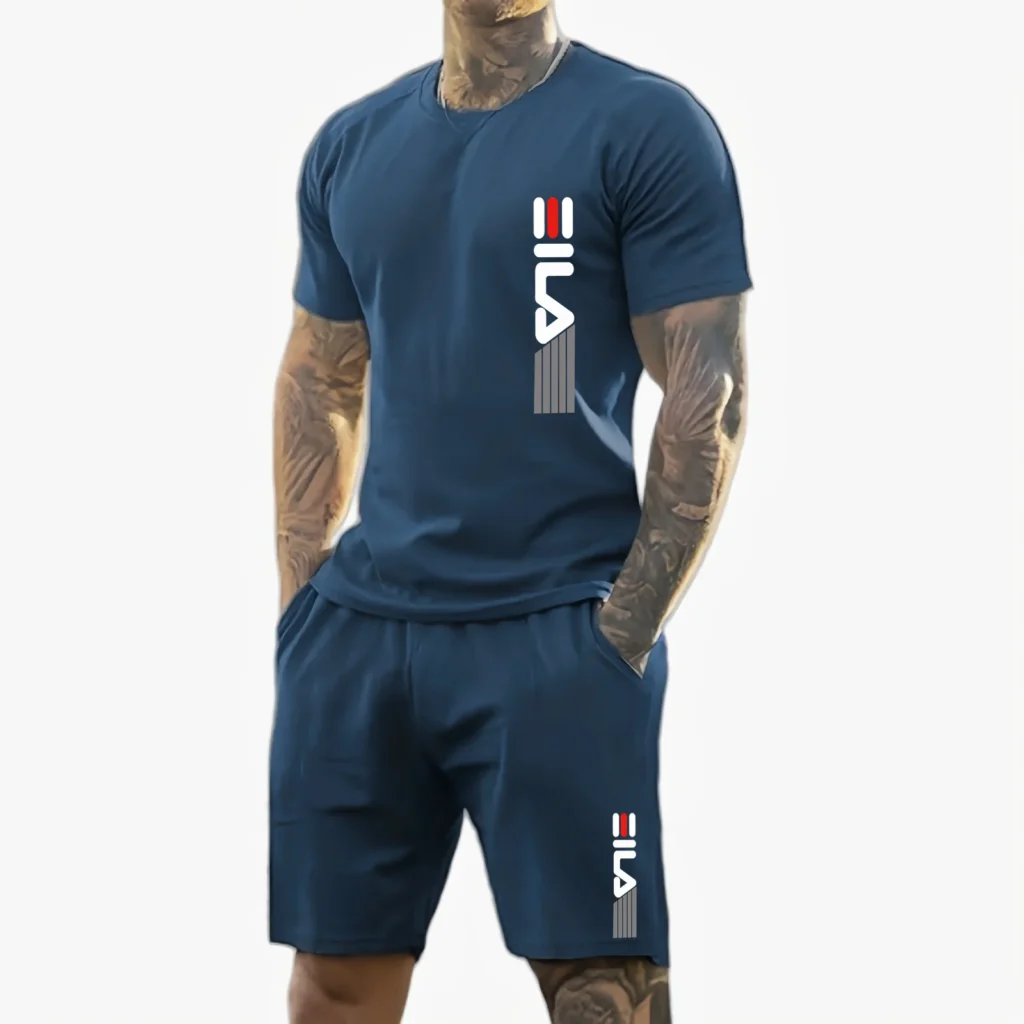 Camiseta y Shorts  Cuello Redondo,